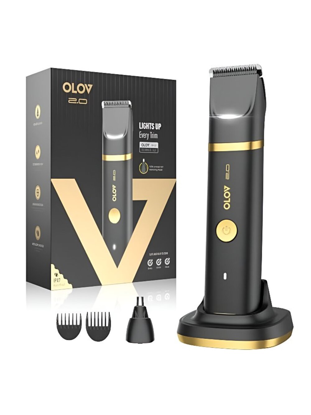 Groin & Body Hair Trimmer for Men- Electric Shaver for Pubic Hair, Chest Etc - G